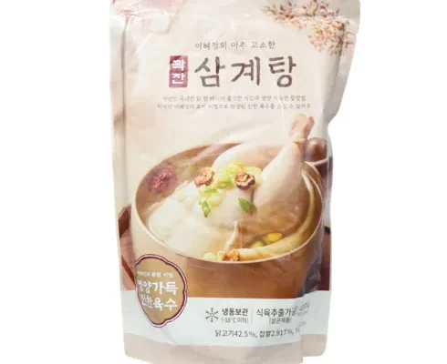 오늘의 핫템 이혜정의 아주 고소한 꽉찬 삼계탕 7팩 총 8.4kg 장단점 후기